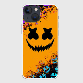 Чехол для iPhone 13 mini с принтом MARSHMELLO HALLOWEEN | МАРШМЕЛЛО ХЕЛЛОУИН в Петрозаводске,  |  | Тематика изображения на принте: america | dj | halloween | marshmello | marshmello halloween | usa | америка | маршмелло | маршмелло хеллоуин | хеллоуин | хэллоуин