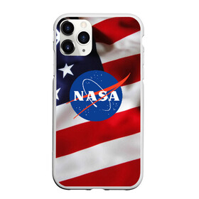 Чехол для iPhone 11 Pro Max матовый с принтом NASA USA в Петрозаводске, Силикон |  | nasa | space x | spacex | usa | астронавт | астронавтика | космонавт | наса | сша