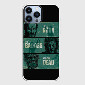 Чехол для iPhone 13 Pro Max с принтом The Walking Dead в Петрозаводске,  |  | Тематика изображения на принте: amc | carol | daryl | dixon | michonne | negan | reaction | rick | season 10 | twd | zombies | диксон | дэрил | зомби | мертвецы | мишонн | неган | реакция | рик | ходячие