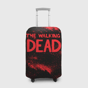 Чехол для чемодана 3D с принтом The Walking Dead в Петрозаводске, 86% полиэфир, 14% спандекс | двустороннее нанесение принта, прорези для ручек и колес | amc | carol | daryl | dixon | michonne | negan | reaction | rick | season 10 | twd | zombies | диксон | дэрил | зомби | мертвецы | мишонн | неган | реакция | рик | ходячие
