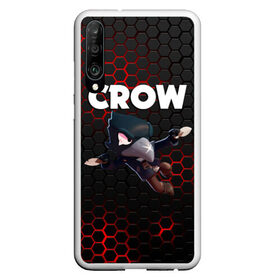 Чехол для Honor P30 с принтом BRAWL STARS CROW в Петрозаводске, Силикон | Область печати: задняя сторона чехла, без боковых панелей | brawl stars | bull | colt | crow | leon | stars | берли | бо | брок | ворон | джесси | динамайк | дэррил | кольт | леон | мортис | нита | пайпер | пенни | поко | пэм | рикошет | спайк | фрэнк | шелли | эль примо