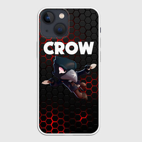 Чехол для iPhone 13 mini с принтом BRAWL STARS CROW в Петрозаводске,  |  | Тематика изображения на принте: brawl stars | bull | colt | crow | leon | stars | берли | бо | брок | ворон | джесси | динамайк | дэррил | кольт | леон | мортис | нита | пайпер | пенни | поко | пэм | рикошет | спайк | фрэнк | шелли | эль примо