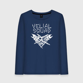 Женский лонгслив хлопок с принтом VELIAL SQUAD в Петрозаводске, 100% хлопок |  | velial squad | велиал сквад