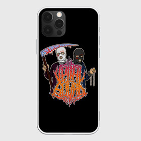 Чехол для iPhone 12 Pro с принтом Velial Squad в Петрозаводске, силикон | область печати: задняя сторона чехла, без боковых панелей | horror | music | rap | redvelsqd | rock | музыка | рок | рэп | хоррор