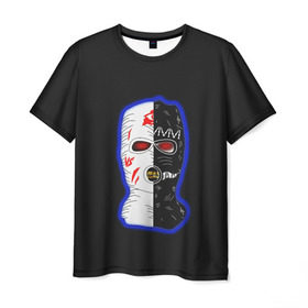 Мужская футболка 3D с принтом Velial Squad в Петрозаводске, 100% полиэфир | прямой крой, круглый вырез горловины, длина до линии бедер | horror | music | rap | redvelsqd | rock | музыка | рок | рэп | хоррор