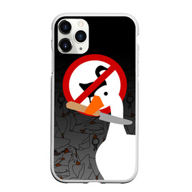 Чехол для iPhone 11 Pro Max матовый с принтом Untitled Goose Game в Петрозаводске, Силикон |  | goose | goose game | honk | untitled goose game | гусь | гусь игра | злой гусь | игра про гуся | кря | отвратительный гусь