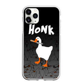 Чехол для iPhone 11 Pro Max матовый с принтом Untitled Goose Game в Петрозаводске, Силикон |  | goose | goose game | honk | untitled goose game | гусь | гусь игра | злой гусь | игра про гуся | кря | отвратительный гусь