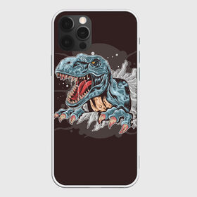 Чехол для iPhone 12 Pro Max с принтом T-Rex в Петрозаводске, Силикон |  | Тематика изображения на принте: art | dino | dinos | dinosaur | raptor | style | trex | velociraptor | арт | динозавр | мир юрского периода | ти рекс | ящер