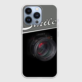 Чехол для iPhone 13 Pro с принтом Smile в Петрозаводске,  |  | camera | smile | sony | зеркалка | камера | съёмка | улыбочку | фотик | фотоаппарат | фотограф | фотография | фотосъёмка