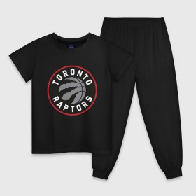 Детская пижама хлопок с принтом Toronto Raptors Logo в Петрозаводске, 100% хлопок |  брюки и футболка прямого кроя, без карманов, на брюках мягкая резинка на поясе и по низу штанин
 | nba | raptors | toronto | toronto raptors | баскетбол | нба | рапторс | рэпторс | спорт | торонто | торонто рапторс | торонто рэпторс