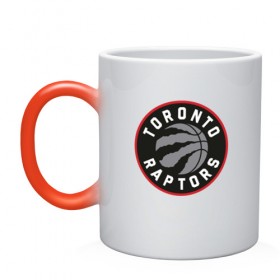 Кружка хамелеон с принтом Toronto Raptors Logo в Петрозаводске, керамика | меняет цвет при нагревании, емкость 330 мл | nba | raptors | toronto | toronto raptors | баскетбол | нба | рапторс | рэпторс | спорт | торонто | торонто рапторс | торонто рэпторс