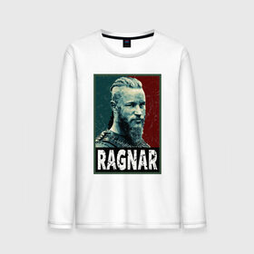 Мужской лонгслив хлопок с принтом Ragnar Hope в Петрозаводске, 100% хлопок |  | floki | lagerta | ragnar | vikings | берсерк | бьерн | вальхалла | викин | викинги | война | драккар | ивар | лагерта | один | рагнар | русь | скандинав | скандинавия | топор | тор | флоки