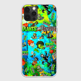 Чехол для iPhone 12 Pro Max с принтом Plants vs Zombies в Петрозаводске, Силикон |  | Тематика изображения на принте: plant | zombies | зомби | растения | растения против зомби