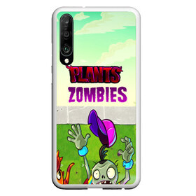 Чехол для Honor P30 с принтом PLANTS VS ZOMBIES в Петрозаводске, Силикон | Область печати: задняя сторона чехла, без боковых панелей | garden warfare | pl | plants | plants vs. zombies | plants vs. zombies: garden warfare | popcap | zombies | кактус | картошка | подсолнух | растения против зомби | сад