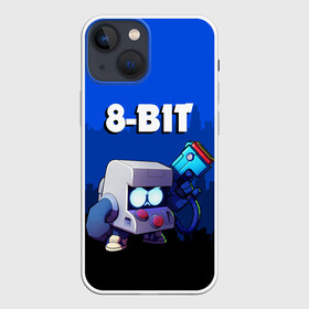 Чехол для iPhone 13 mini с принтом BRAWL STARS 8 BIT в Петрозаводске,  |  | 8 bit | 8 бит. | 8bit | 8бит | android | brawl stars | colt | crow | games | leon | penny | poco | shelly | spike | wanted | брав | бравл старс | звезды | игры | мобильные игры | старс