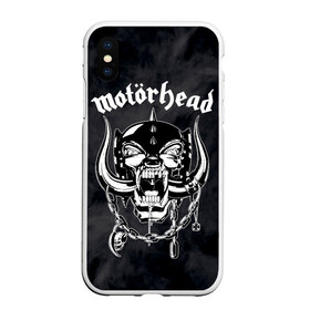 Чехол для iPhone XS Max матовый с принтом MOTORHEAD в Петрозаводске, Силикон | Область печати: задняя сторона чехла, без боковых панелей | england | motorhead | моторхед