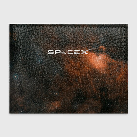 Обложка для студенческого билета с принтом SPACE X в Петрозаводске, натуральная кожа | Размер: 11*8 см; Печать на всей внешней стороне | cosmos | elon musk | galaxy | mars | robot | rockets | space | space x | tesla | universe | андроид | галактика | илон маск | космос | марс | пришельцы | ракеты | робот | спейс икс | тесла