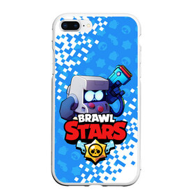 Чехол для iPhone 7Plus/8 Plus матовый с принтом BRAWL STARS 8-BIT PIXEL в Петрозаводске, Силикон | Область печати: задняя сторона чехла, без боковых панелей | 8 bit | 8 бит. | 8bit | 8бит | android | brawl stars | colt | crow | games | leon | penny | poco | shelly | spike | wanted | брав | бравл старс | звезды | игры | мобильные игры | старс