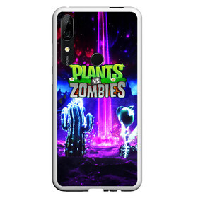 Чехол для Honor P Smart Z с принтом PLANTS VS ZOMBIES в Петрозаводске, Силикон | Область печати: задняя сторона чехла, без боковых панелей | garden warfare | plants | plants vs. zombies | plants vs. zombies: garden warfare | popcap | zombies | кактус | картошка | подсолнух | растения против зомби | сад