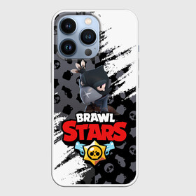 Чехол для iPhone 13 Pro с принтом BRAWL STARS CROW в Петрозаводске,  |  | 8 bit | 8 бит. | 8bit | 8бит | android | brawl stars | colt | crow | games | leon | penny | poco | shelly | spike | wanted | брав | бравл старс | звезды | игры | мобильные игры | старс