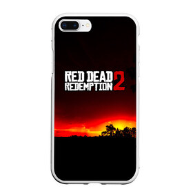 Чехол для iPhone 7Plus/8 Plus матовый с принтом RDR 2 в Петрозаводске, Силикон | Область печати: задняя сторона чехла, без боковых панелей | arthur morgan | cowboy | online | red dead online | red dead redemption 2 | rockstar games | wild west | артур морган | бандит | вестерн | винтовка | дикий запад | ковбой | рокстар