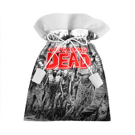 Подарочный 3D мешок с принтом Walking Dead [2] в Петрозаводске, 100% полиэстер | Размер: 29*39 см | walking dead | зомби | ходячие мертвецы