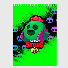 Скетчбук с принтом Brawl Stars [1] в Петрозаводске, 100% бумага
 | 48 листов, плотность листов — 100 г/м2, плотность картонной обложки — 250 г/м2. Листы скреплены сверху удобной пружинной спиралью | android | brawl | brawl stars | clash | clash royale | game | royale | stars | андроид | игра | мобильные игры | спайк