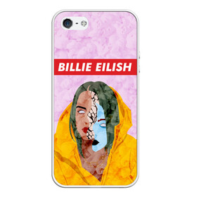 Чехол для iPhone 5/5S матовый с принтом BILLIE EILISH в Петрозаводске, Силикон | Область печати: задняя сторона чехла, без боковых панелей | bad guy | billie | eilish | ocean eyes | айлиш | билли | девушка | певица | эйлиш