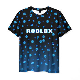 Мужская футболка 3D с принтом Roblox X Marshmello в Петрозаводске, 100% полиэфир | прямой крой, круглый вырез горловины, длина до линии бедер | Тематика изображения на принте: marshmello | roblox | roblox x marshmello | roblox скачать | игра роблокс | роблокс | роблокс играть | роблокс симулятор | скачать роблокс