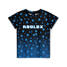 Детская футболка 3D с принтом Roblox X Marshmello в Петрозаводске, 100% гипоаллергенный полиэфир | прямой крой, круглый вырез горловины, длина до линии бедер, чуть спущенное плечо, ткань немного тянется | Тематика изображения на принте: marshmello | roblox | roblox x marshmello | roblox скачать | игра роблокс | роблокс | роблокс играть | роблокс симулятор | скачать роблокс