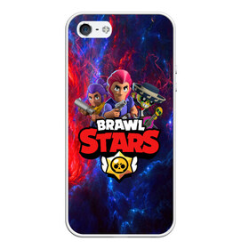 Чехол для iPhone 5/5S матовый с принтом BRAWL STARS в Петрозаводске, Силикон | Область печати: задняя сторона чехла, без боковых панелей | brawl stars | bull | colt | crow | leon | stars | берли | бо | брок | ворон | джесси | динамайк | дэррил | кольт | леон | мортис | нита | пайпер | пенни | поко | пэм | рикошет | спайк | фрэнк | шелли | эль примо