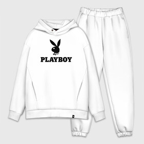 Мужской костюм хлопок OVERSIZE с принтом Playboy в Петрозаводске,  |  | brazzers | cекс | merch | new sensations | playboy | private | tushy | бразерс | мерч | плейбой