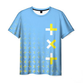 Мужская футболка 3D с принтом TXT в Петрозаводске, 100% полиэфир | прямой крой, круглый вырез горловины, длина до линии бедер | beomgyu | huening kai | k pop | soobin | taehyun | tomorrow x together | txt | yeonjun | к поп