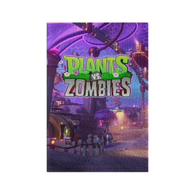 Обложка для паспорта матовая кожа с принтом  Plants vs. Zombies в Петрозаводске, натуральная матовая кожа | размер 19,3 х 13,7 см; прозрачные пластиковые крепления | 2 | battle | defense | for | garden | mod | neighborville | pvz | tower | warfare | битва | дзен | за | зомби | пвз | против | растения | сад