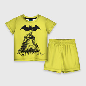 Детский костюм с шортами 3D с принтом Batman в Петрозаводске,  |  | Тематика изображения на принте: bat man | batman | batman comics | caped crusader | dark knight | shtatbat | бетмен | брюс уэйн | бэт мен | бэтмен | тёмный рыцарь