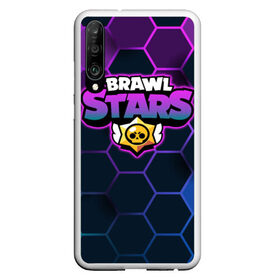 Чехол для Honor P30 с принтом Brawl Stars в Петрозаводске, Силикон | Область печати: задняя сторона чехла, без боковых панелей | brawl | bs | clash line | fails | funny | leon | moments | stars | supercell | tick | бой | босс | бравл | броубол | бс | драка | звезд | осада | поззи | сейф | старс | цель