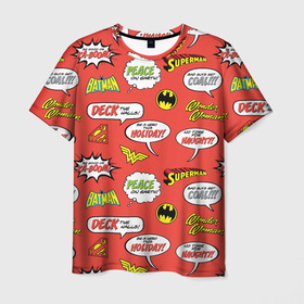 Мужская футболка 3D с принтом DC comics logos в Петрозаводске, 100% полиэфир | прямой крой, круглый вырез горловины, длина до линии бедер | bat man | batman | batman comics | caped crusader | comics | dark knight | shtatbat | бетмен | брюс уэйн | бэт мен | бэтмен | тёмный рыцарь