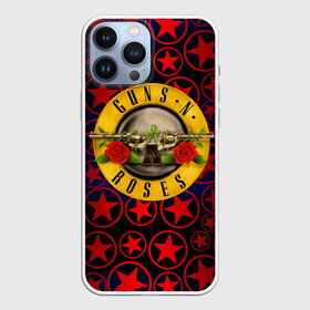 Чехол для iPhone 13 Pro Max с принтом Guns n roses в Петрозаводске,  |  | Тематика изображения на принте: axl rose | geffen records | gnr | guns | rock | roses | slash | гансы | пистолеты | розы | рок | слеш | эксл роуз