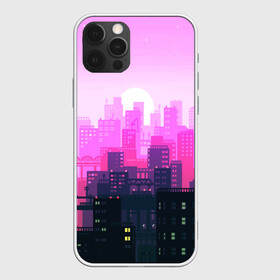 Чехол для iPhone 12 Pro Max с принтом CITY в Петрозаводске, Силикон |  | Тематика изображения на принте: bright | colorful | neon | retro | urban | vintage | винтаж | город | неон | ретро | ретро неон