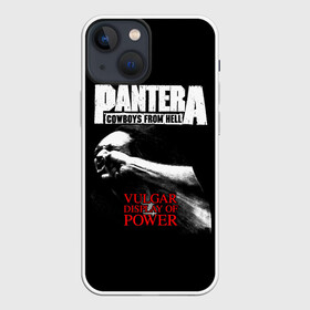 Чехол для iPhone 13 mini с принтом Pantera в Петрозаводске,  |  | american | anselmo | havy metal | pantera | philip anselmo | trash metal | ансельмо | пантера | фил ансельмо