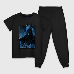 Детская пижама хлопок с принтом Batman в Петрозаводске, 100% хлопок |  брюки и футболка прямого кроя, без карманов, на брюках мягкая резинка на поясе и по низу штанин
 | Тематика изображения на принте: bat man | batman | batman comics | caped crusader | comics | dark knight | бетмен | брюс уэйн | бэт мен | бэтмен | тёмный рыцарь