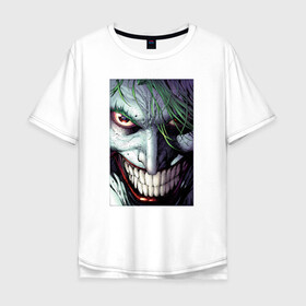 Мужская футболка хлопок Oversize с принтом Joker в Петрозаводске, 100% хлопок | свободный крой, круглый ворот, “спинка” длиннее передней части | joker | shtatjoker | артур флек | джокер | жокир