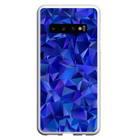 Чехол для Samsung Galaxy S10 с принтом НЕОНОВЫЕ КРИСТАЛЫ в Петрозаводске, Силикон | Область печати: задняя сторона чехла, без боковых панелей | abstract | crystal | geometry | geometry stripes | texture | абстракция | геометрические полосы | геометрия | кристаллы | текстура