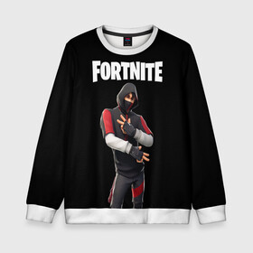 Детский свитшот 3D с принтом FORTNITE IKONIK (КАПЮШОН) в Петрозаводске, 100% полиэстер | свободная посадка, прямой крой, мягкая тканевая резинка на рукавах и понизу свитшота | fnchap2 | fortnite | fortnite 2 | fortnite x | ikonik | marshmello | иконик | маршмелло | фортнайт | фортнайт 2 | фортнайт глава 2