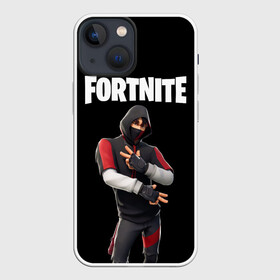 Чехол для iPhone 13 mini с принтом FORTNITE IKONIK (КАПЮШОН) в Петрозаводске,  |  | fnchap2 | fortnite | fortnite 2 | fortnite x | ikonik | marshmello | иконик | маршмелло | фортнайт | фортнайт 2 | фортнайт глава 2