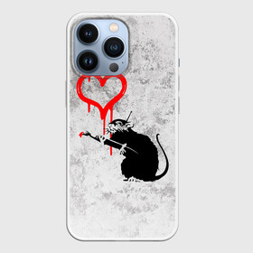 Чехол для iPhone 13 Pro с принтом BANKSY | БЭНКСИ | СЕРДЦЕ | LOVE в Петрозаводске,  |  | banksy | heart | бэнкси | сердце