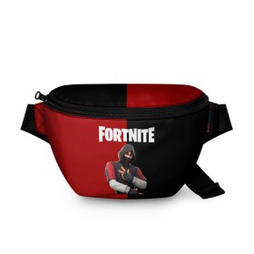 Поясная сумка 3D с принтом FORTNITE IKONIK в Петрозаводске, 100% полиэстер | плотная ткань, ремень с регулируемой длиной, внутри несколько карманов для мелочей, основное отделение и карман с обратной стороны сумки застегиваются на молнию | fortnite | fortnite 2 | fortnite x маршмелло | ikonik | marshmello | ninja | ninja streamer | иконик | ниндзя | фортнайт | фортнайт 2 | фортнайт глава 2