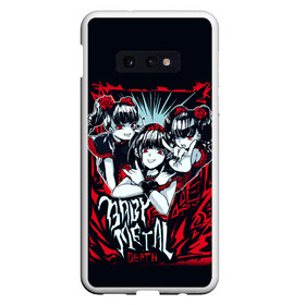 Чехол для Samsung S10E с принтом BABYMETAL БЕБИМЕТАЛ в Петрозаводске, Силикон | Область печати: задняя сторона чехла, без боковых панелей | Тематика изображения на принте: babymetal | j pop | japan | бэбиметал | дэт метал | каваий метал | моа кикути | судзука накамото | юи мидзуно | япония