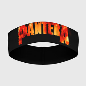 Повязка на голову 3D с принтом Pantera в Петрозаводске,  |  | american | anselmo | havy metal | pantera | philip anselmo | trash metal | ансельмо | пантера | фил ансельмо