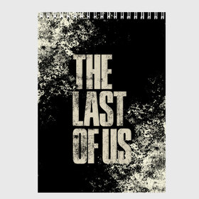 Скетчбук с принтом THE LAST OF US в Петрозаводске, 100% бумага
 | 48 листов, плотность листов — 100 г/м2, плотность картонной обложки — 250 г/м2. Листы скреплены сверху удобной пружинной спиралью | game | horror | survival horror | the last | the last of us | the last of us remastered | игра | компьютерная игра | экшн